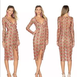 For love and lemons Valentine’s Rose dress size Small